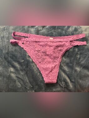 Lace Hipster Bikini Panty in Dusty Rose nwt 5/25